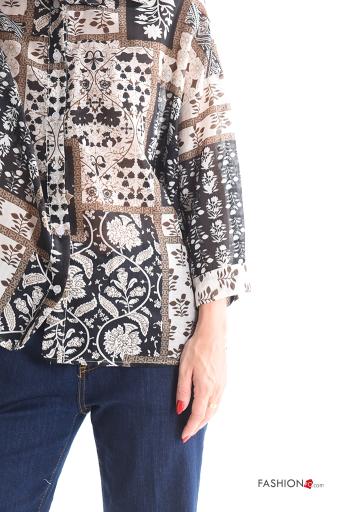 Camisa em Algodão Floral - ph 4