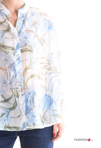 Floral long sleeve Shirt with buttons - ph 4