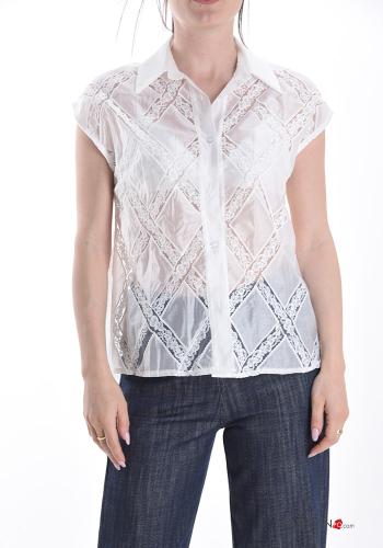 lace trim Shirt