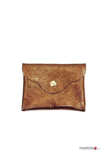 Genuine Leather Coin Purse with buttons