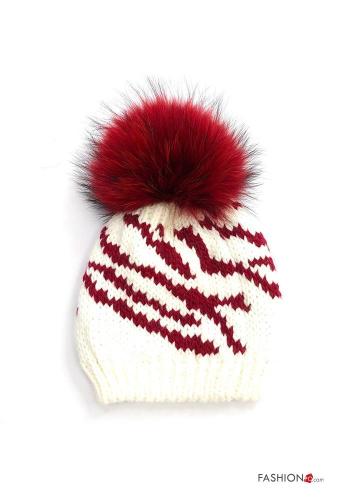 Animal print Wool Mix Beanie