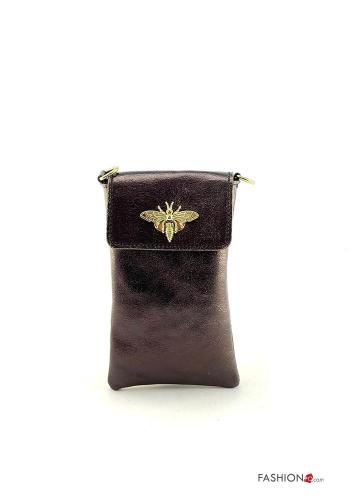 Genuine Leather Wallet with shoulder strap