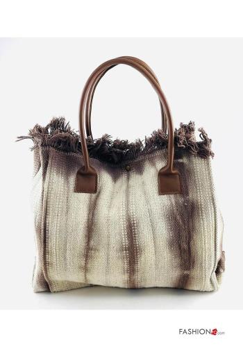 Bolsa Shopper em Couro Genuíno com franja