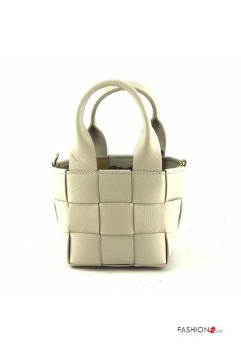 Genuine Leather Bag with shoulder strap with lining