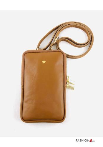 Genuine Leather Shoulder bag with zip