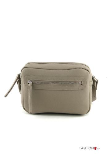 Bolso de Cuero Genuino con cremallera - ph 1