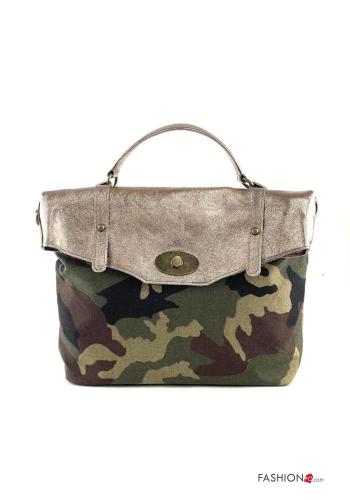 Camouflage print Genuine Leather Bag - ph 1