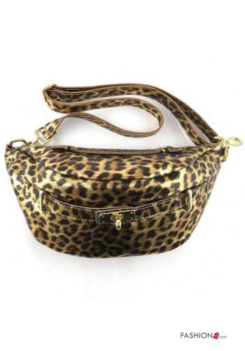 Animal print Genuine Leather Pouch bag - ph 1