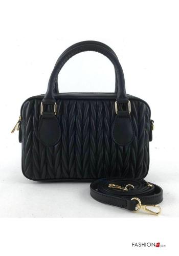 Borsa in Vera pelle con zip con tracolla
