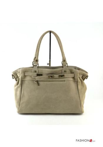 Bolsa de mano de Cuero Genuino con bandolera