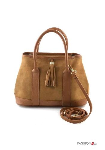 Bolso de Cuero Genuino con bandolera