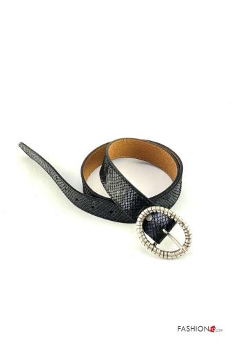 Python Muster mit schnalle Gürtel aus Echtes Leder