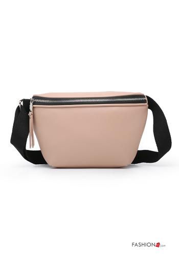 Bolsa de cintura imitação de couro multiuso com fecho - ph 1