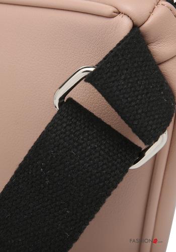 Bolsa de cintura imitação de couro multiuso com fecho - ph 4