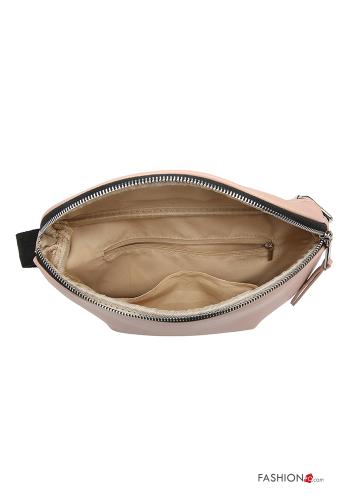 Bolsa de cintura imitação de couro multiuso com fecho - ph 5