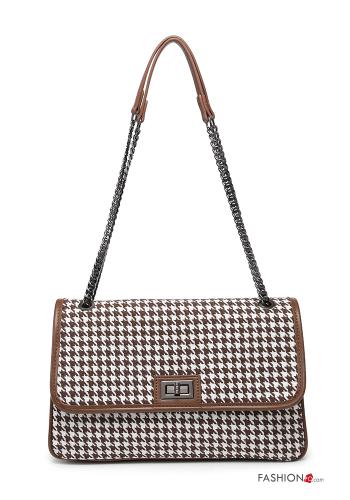 Bolsa de hombro Estampado pata de gallo - ph 1