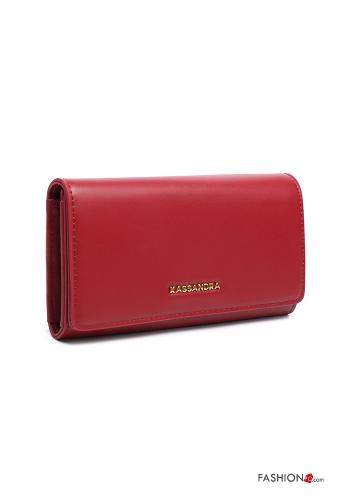 faux leather Wallet with buttons - ph 2