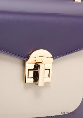 faux leather Handbag with shoulder strap - ph 3