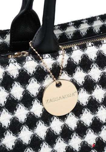 Mala de mão Padrão Vichy com fecho com alça - ph 3