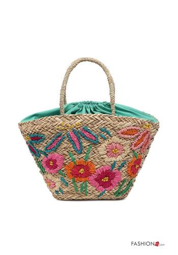 Embroidered beach Bag