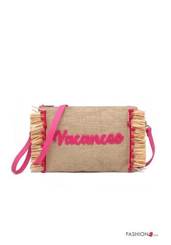 Embroidered Bag with fringe