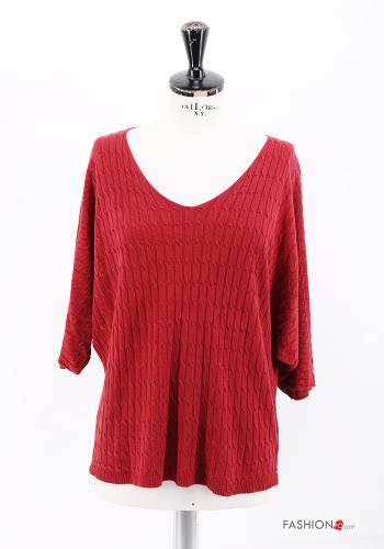Strickpullover mit V-Ausschnitt - ph 1