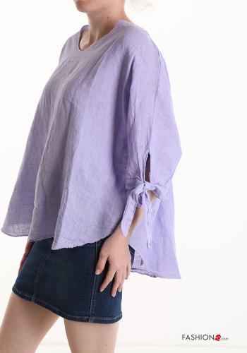 Blusa de Lino con lazo - ph 3