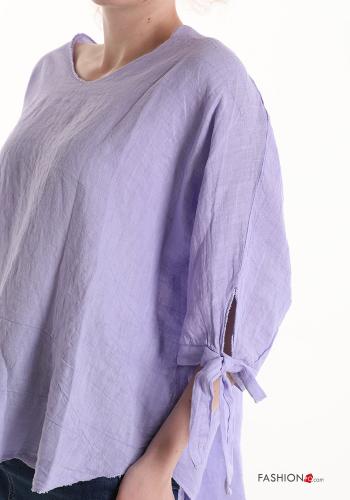 Blusa de Lino con lazo - ph 4