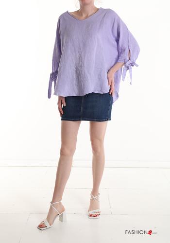Blusa de Lino con lazo - ph 5