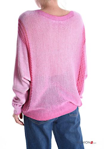 Maglione lurex con scollo a barca - ph 2
