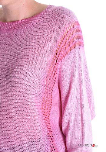 Maglione lurex con scollo a barca - ph 4
