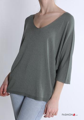 Strickpullover mit V-Ausschnitt - ph 1