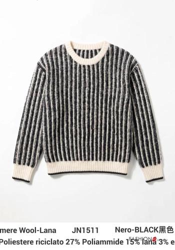 Striped Wool Mix Sweater - ph 1