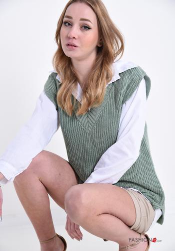 Maglione  scollo a V - ph 1