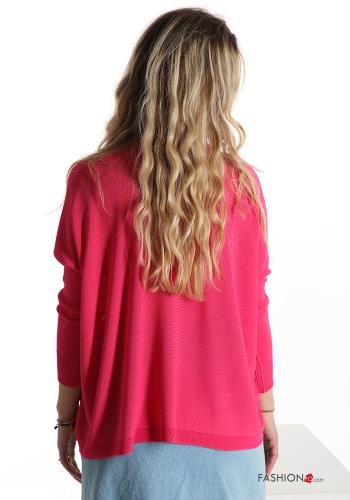 Maglione  con tasche scollo a V - ph 2