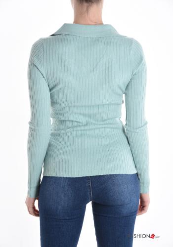 Maglione con colletto scollo a V - ph 2