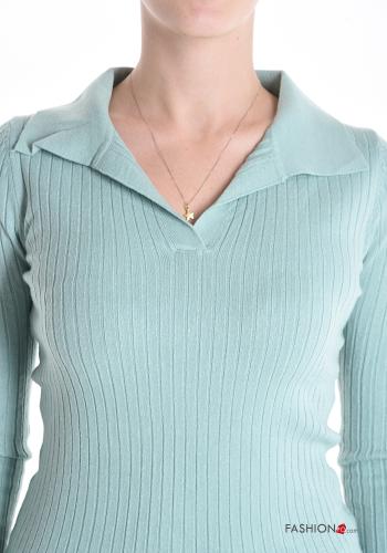 Maglione con colletto scollo a V - ph 4