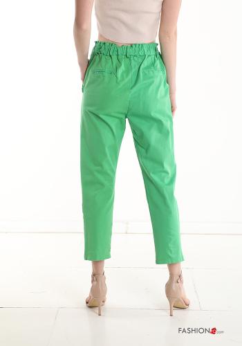 Cotton Trousers with pockets with elastic - ph 2