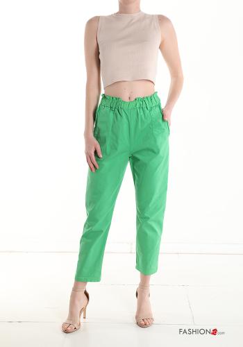 Cotton Trousers with pockets with elastic - ph 5