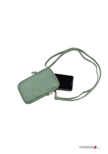 Handytasche aus Echtes Leder  mit Schultergurt - ph 3