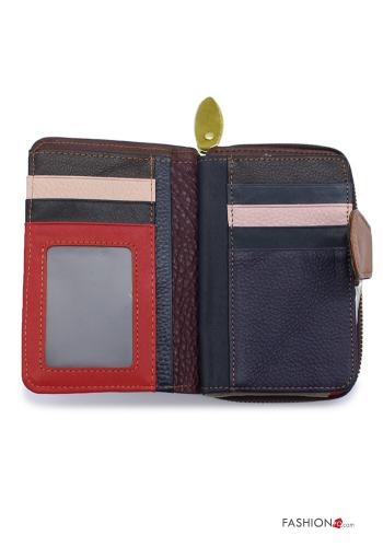 Portafoglio in Vera pelle  con zip - ph 3