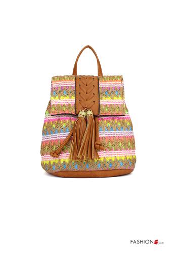 Zaino  con tasche con frange - ph 1