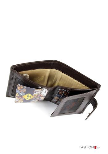 Genuine Leather Wallet with buttons - ph 5