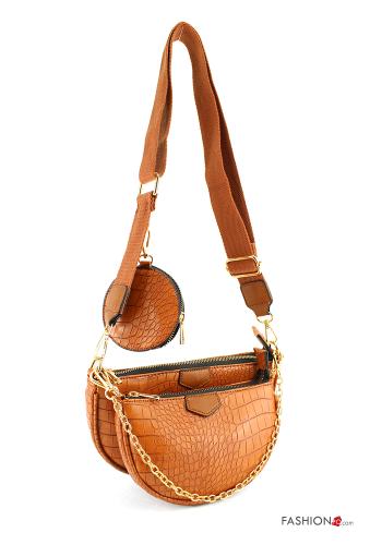 Bolso con bandolera con llavero con cremallera - ph 1