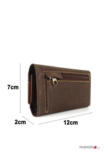 Portafoglio in Vera pelle con zip - ph 2