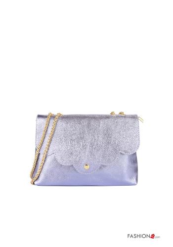 Genuine Leather Bag with zip with shoulder strap - ph 1