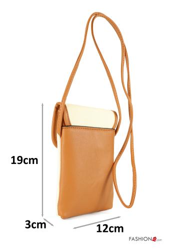 Cordon pour téléphone portable faux cuir avec bandoulière - ph 2