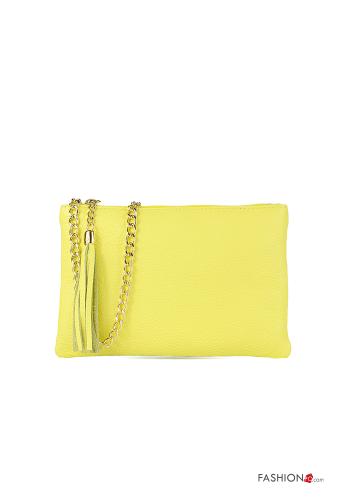 Genuine Leather Purse with zip with shoulder strap - ph 1