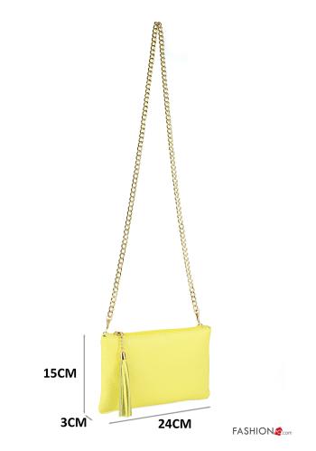 Genuine Leather Purse with zip with shoulder strap - ph 2