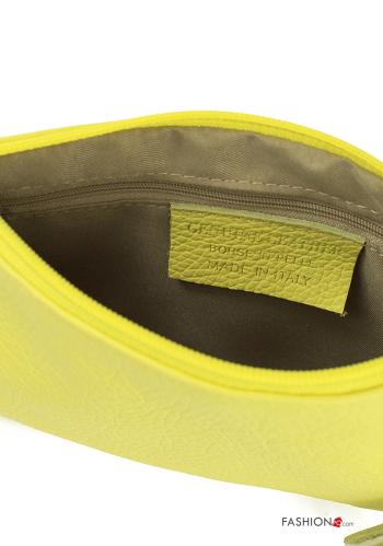 Genuine Leather Purse with zip with shoulder strap - ph 3